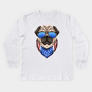 dog Kids Long Sleeve T-Shirt